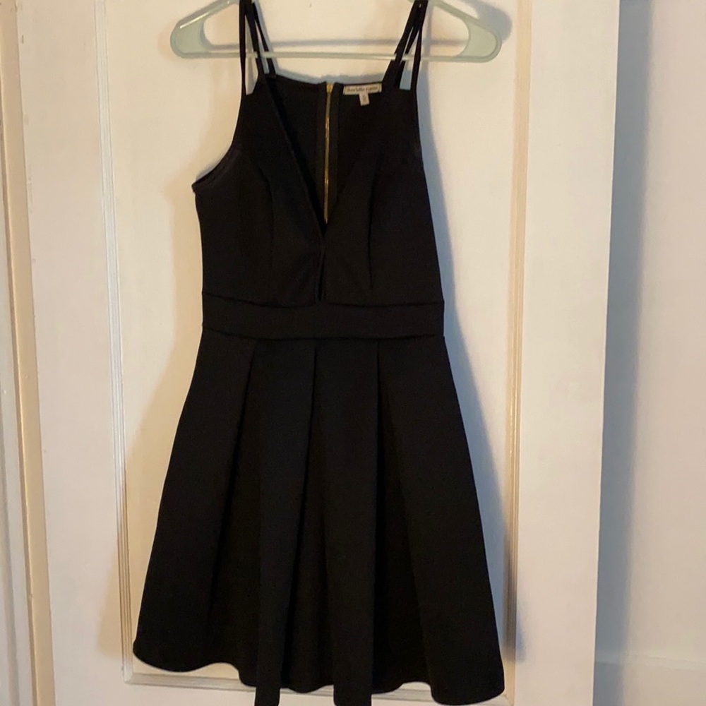 Charlotte Russe Sleek Black Mini Dress